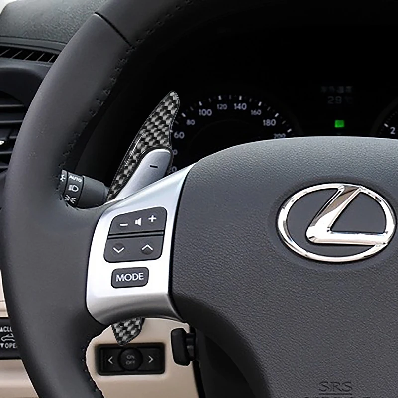 

Carbon Fibre Steering Wheel Paddle Shifter For Lexus RX200t RX300 RX350 RX450h GS200t GS350 GS450h IS RC ES LX NX Shift Paddle