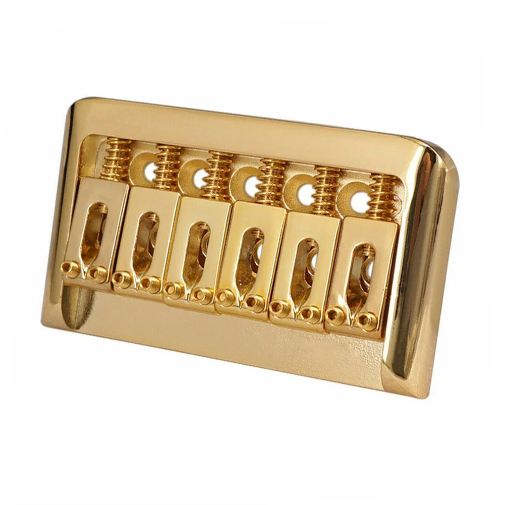 

Guitar Hardtail Guitar Bridge Assembly Saddle Metal Alloy 7.5*4.3*1.3 Cm For ST/TL 6 String Guitar Fixed Hard Tail Parts