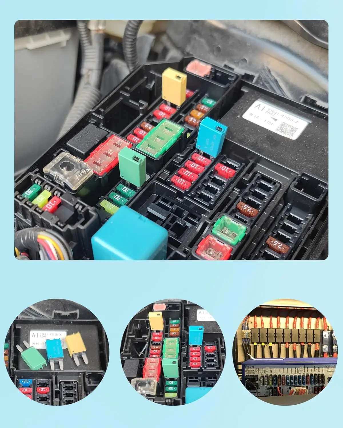 Manual Reset Mini ATM Circuit Breaker Blade Fuse 5A 6A 7.5A 10A 15A 20A 25A 30A Car Motorcycles Truck RV Yacht Ship Fuse-Link