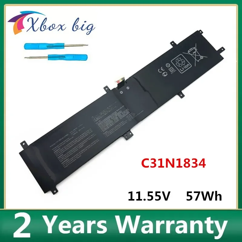 

C31N1834 Laptop Battery For ASUS ProArt StudioBook Pro 17 W700G W700G3T W700G1T W700G2T H700 H700GV 11.55V 57WH