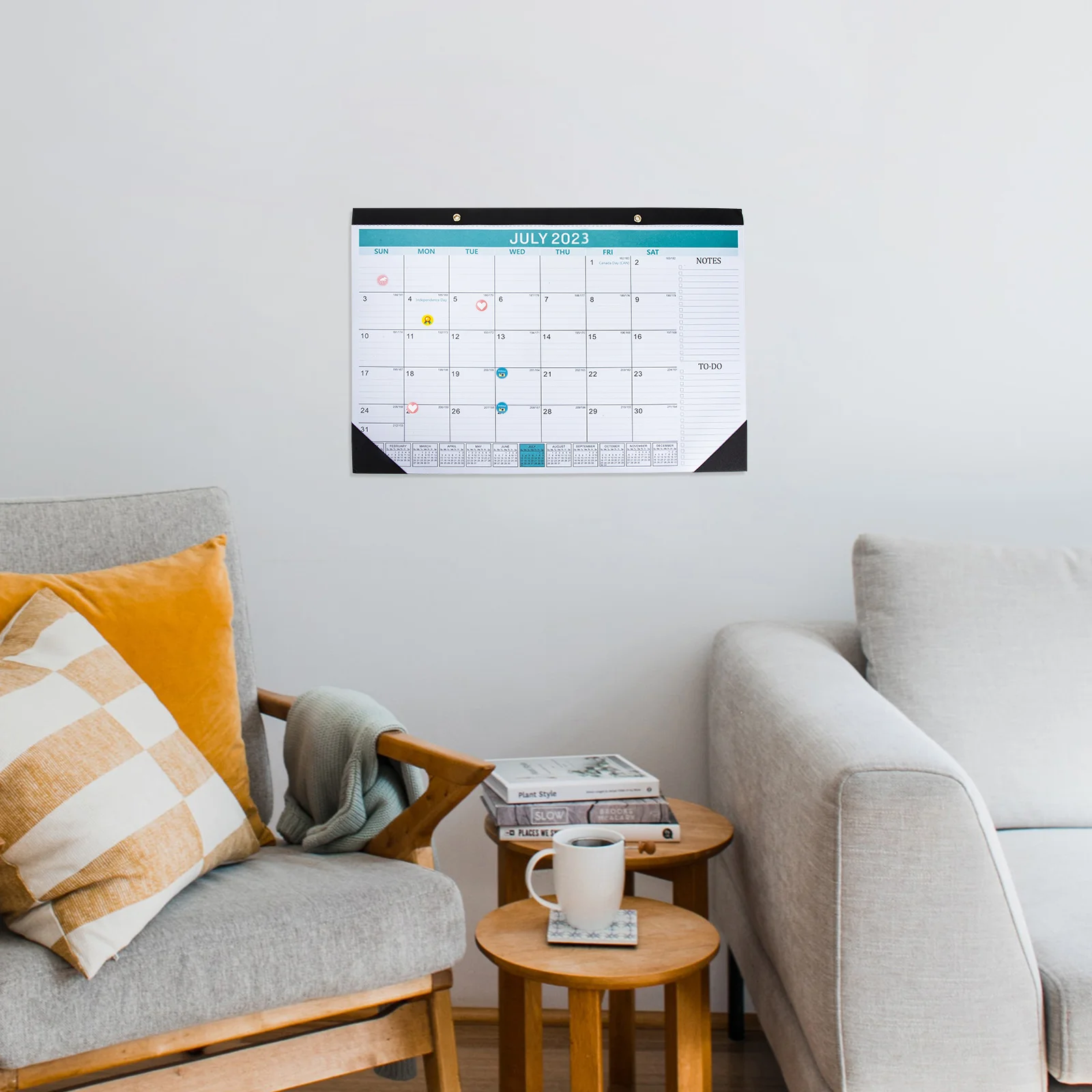 

Офисный Декор 2023 настенный календарь подвесной стол английский ежемесячный планировщик расписание на бумаге