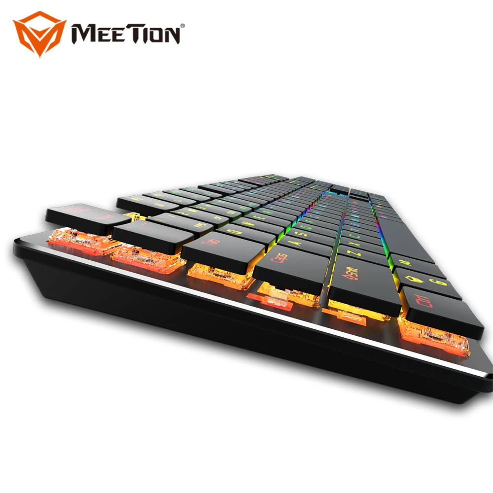 MEETION MK80 Computer Accessories Slim Wired USB Led RGB