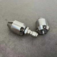 1/4 "Сопсело очистки канализации Нержавеющая сталь Сопсело очистки шланга Сопсело сада трубопровода Инструмент очистки 10L / Min ~ 30L / Min — изображение 3