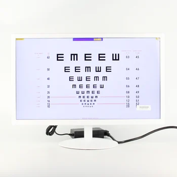 Monitor per esame oftalmico per proiettore per test visivi con grafico di acquisità visiva LCD da 21,5 pollici