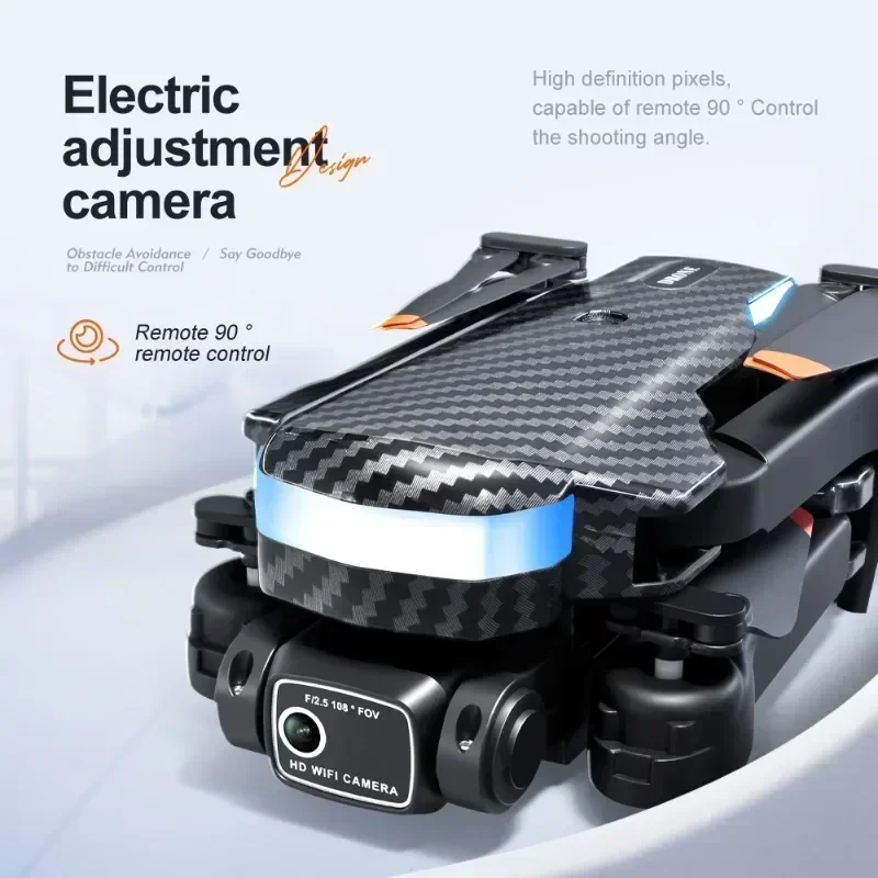 8K Optical Flow Drone 2 Camera Intelligent Obstacle Avoidance RC 5000m Adjustable Height Aerial Photography Quadcopter for Xiami drone quadcopter