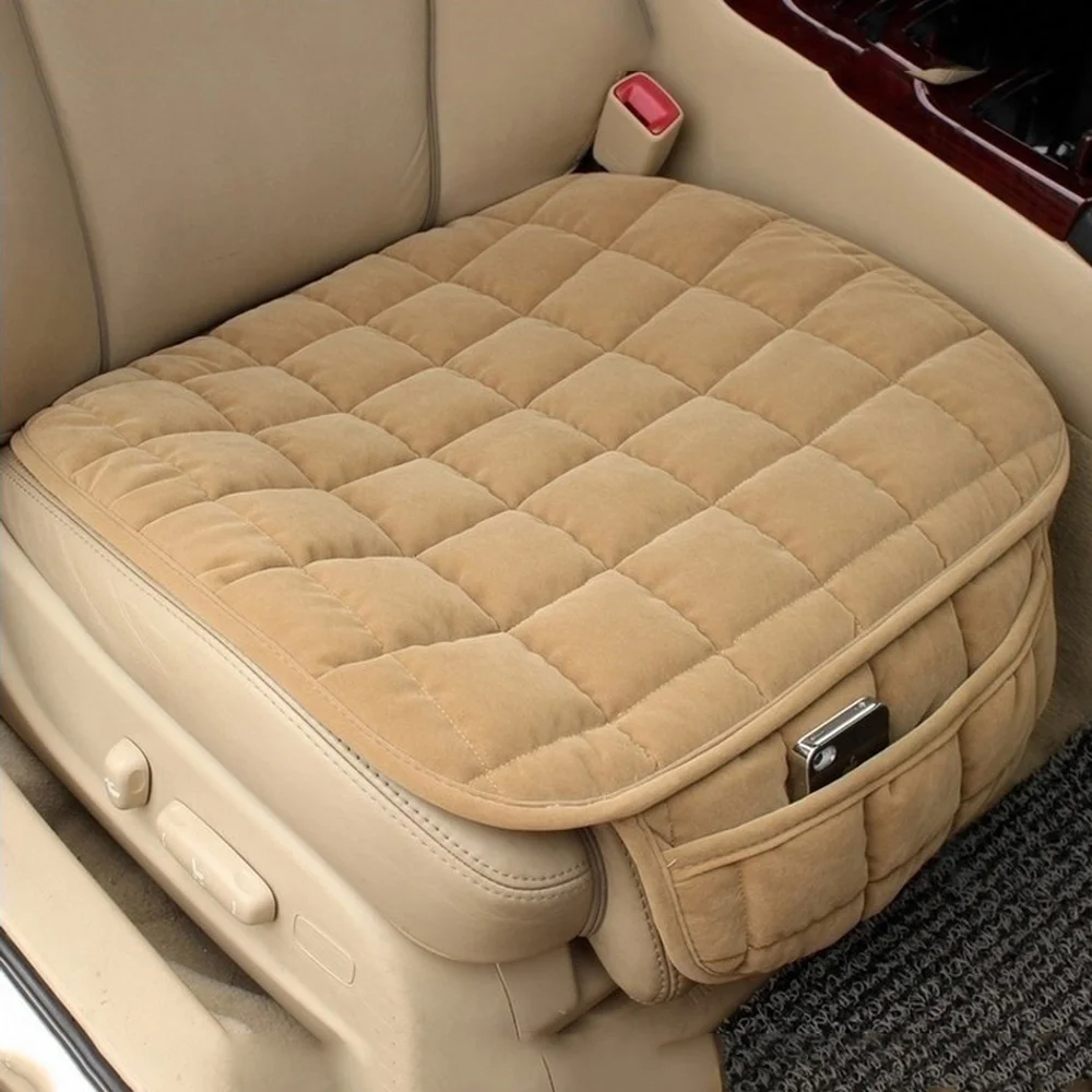 Car Seat Cover Winter Warm Seat Cushion Anti slip Universal Front Chair