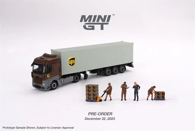 MINI GT Actros UPS　海上コンテナトレーラー1/64　最終値下げ MINI GT Actros UPS 海上コンテナトレーラー1/64 最終値下げ