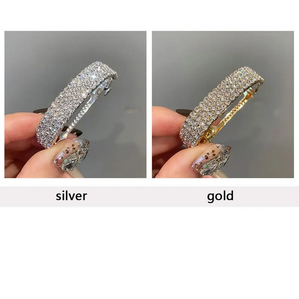 Fashion Girl Metal Rhinestone Hair Clips For Women Hair Barrettes Ponytail Clip Women's Hair Accessories Hairpin Girl Hair Clips