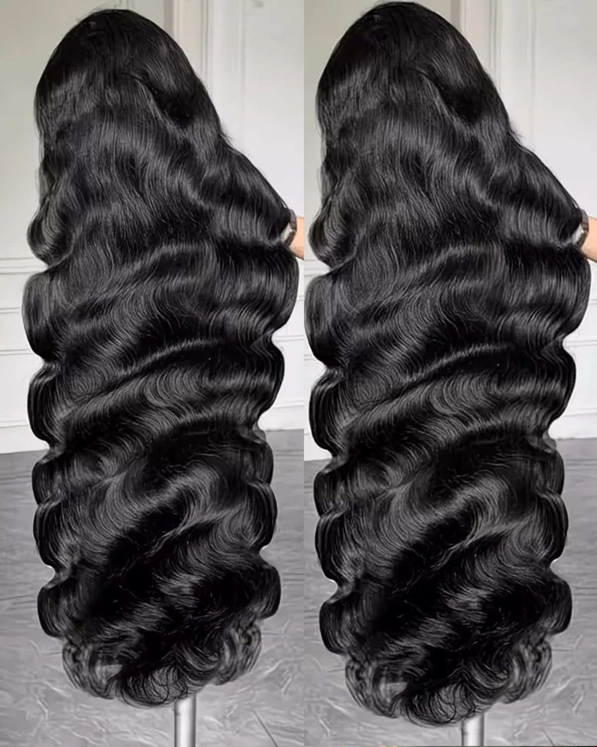Glueless Body Wave Lace Front Human Hair Wigs For Woman Pre Plucked 13x6 HD Lace Frontal Human Hair Wig Body Wave Lace Front Wig 3