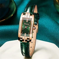 3pcs/Set Women's Style Quartz Watch Fashionable Rectangular dial Leather Quartz Watch 2