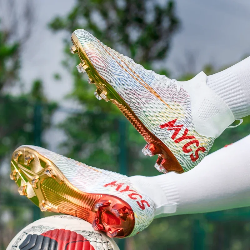 Football Boots TF/FG Training Grass Outdoor Professional Soccer Shoes Men Women Adult Teenager Non-Slip Soccer Cleats Sneakers