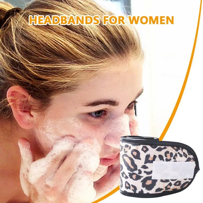 Headband de lavagem facial ajustável para mulheres, alongamento da faixa de lavagem, faixa de cabelo casual para cabeça