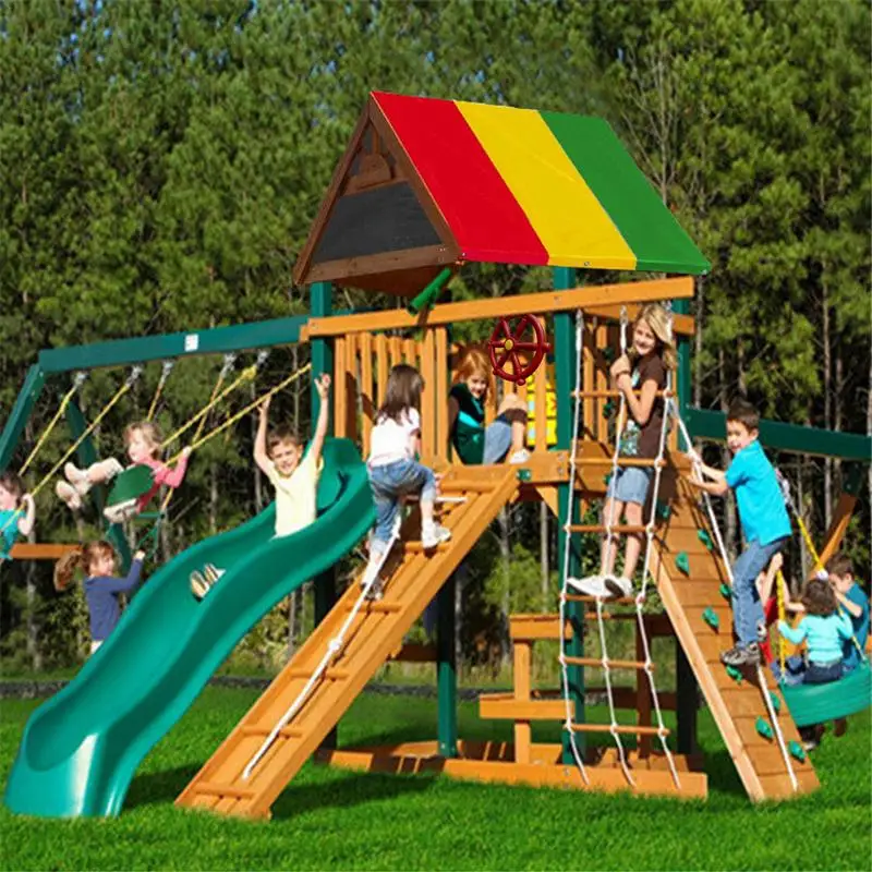Portable Pirate Ship Wheel For Swing Set Backyard Amusement Park Steering Wheel For Kids Boat Steering