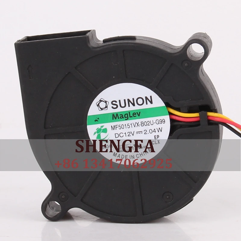 

SUNON MF50151VX-B02U-G99 Blower Cooling Fan DC12V 2.04W 50X50X15MM 5CM 5015 Silent Turbo Fan