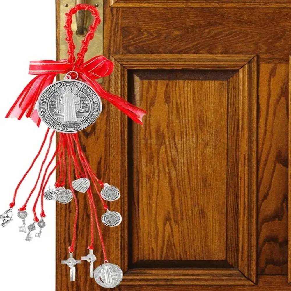 Saint Benedict Medal Protection Blessing Charm Catholic San Benito Medalla Handmade Jewelry Gift Charms Car Hanging Charm