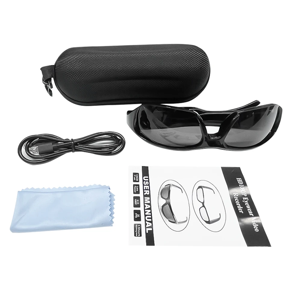 HD 1080P Mini Glasses Camera Video Recorder Wearable