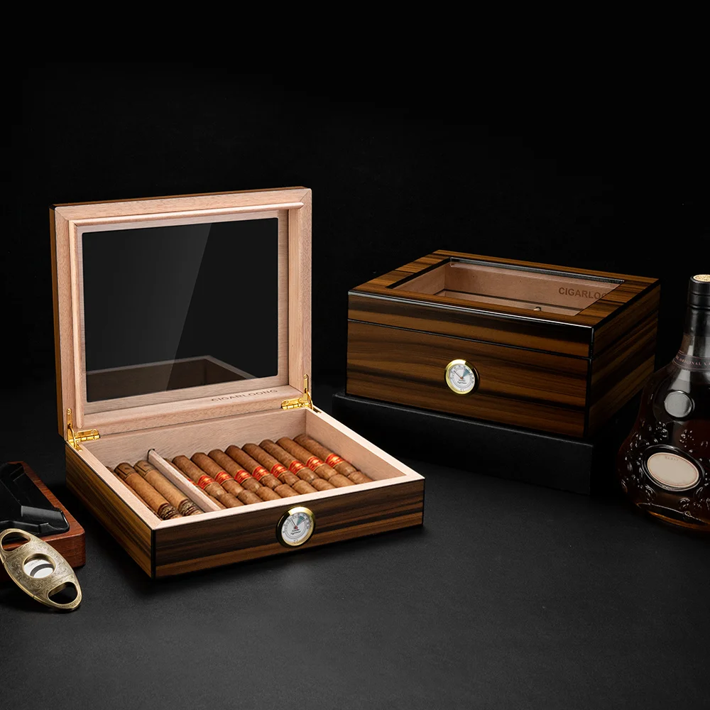 S4834ed0d51e949b49062b8366873f46dq Zigarrenhumidor aus spanischem Zedernholz mit großer Kapazität