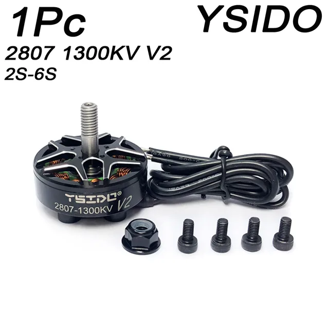 4PCS 2807 ブラシレスモーター 1300KV/1500KV/1700KV 3-6S ECO II