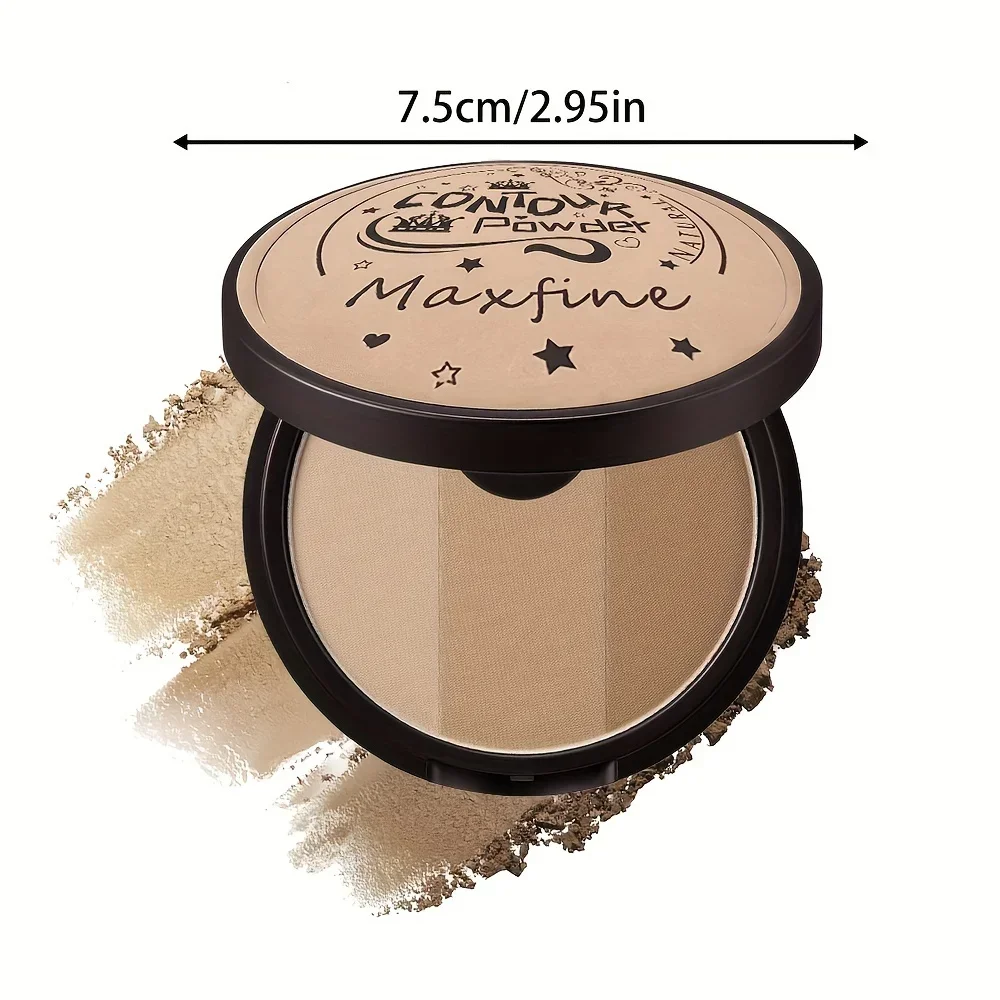 Trimming Palette Blush Palette Exquisite Matte Nose Shadow Eye Shadow Brightening Contour Trimming 3 Colors Gray