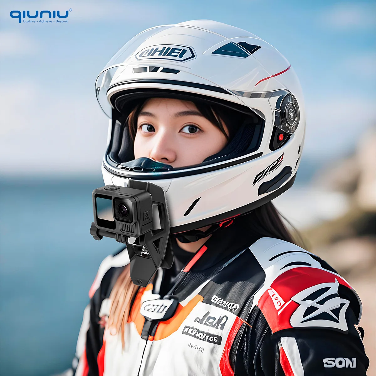Motorcycle Helmet Camera Mount