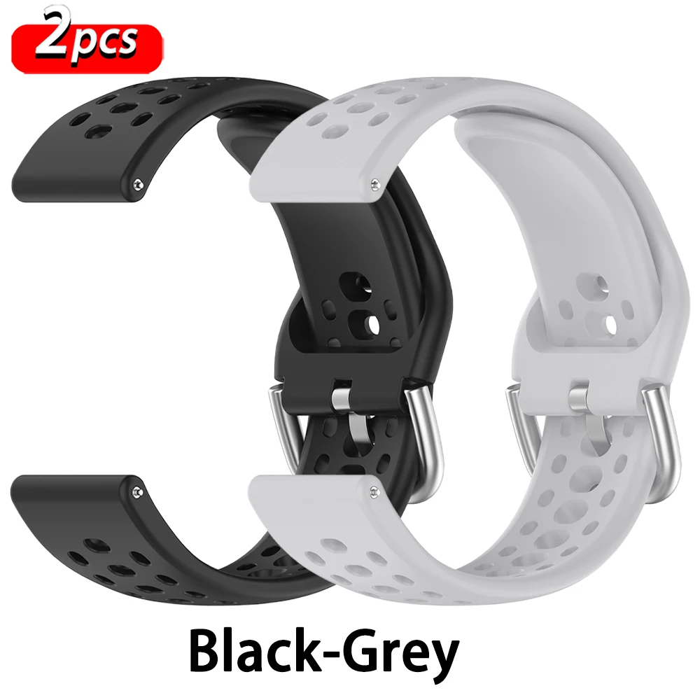 Enhanced Silicone Sport Strap - Breathable and Comfortable Watchband Accessory