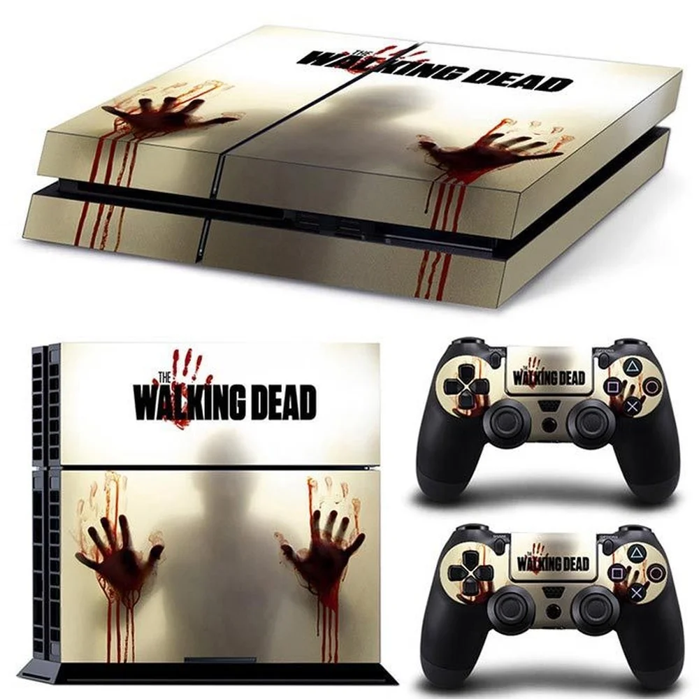 For Ps4 The Walking Dead Pvc Skin Vinyl Sticker Decal Cover Console Dualsense Controllers   Dustproof Protective Sticker