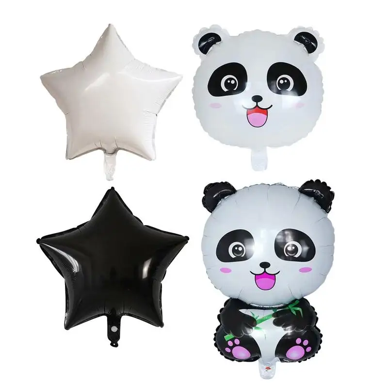 Grandi Palloncini Panda Animali Dello Zoo Decorazione Per Feste A Tema Palloncino Per Bambini Bamboo Baby Shower Party Palloncino Gonfiabile Per Decor