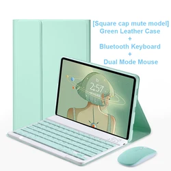 Premium Multi-Device Keyboard Case for Tab S9 11in (Green 2)