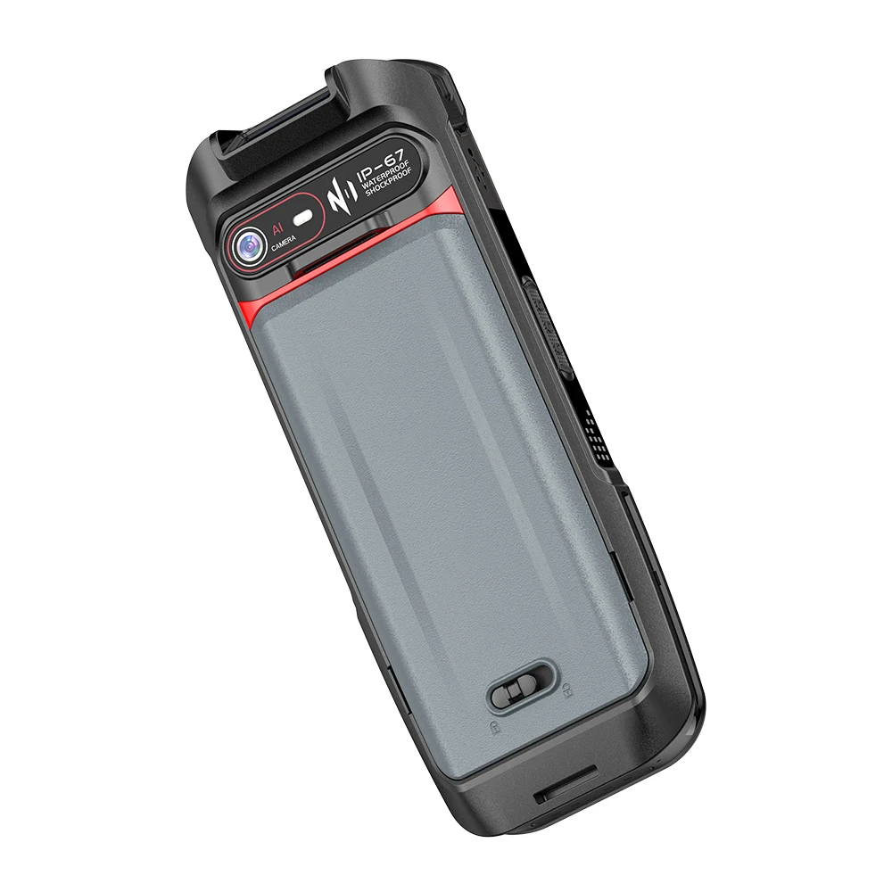견고한 IoT 휴대용 단말기 4.2인치 HD 옥타코어 6GB+64GB 안드로이드 13 4G LTE BT5.0 NFC GPS 20MP 카메라 바코드 스캐너 IP66 PDA