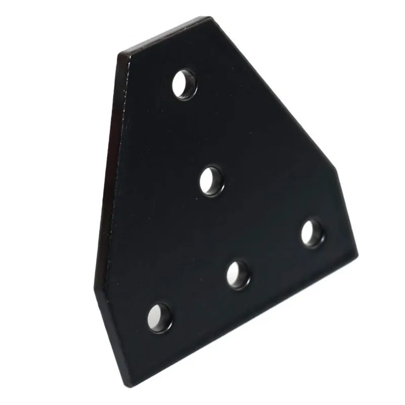 graus placa de conexao externa extrusao perfil 5 furos 4 pcs lote 2020 04