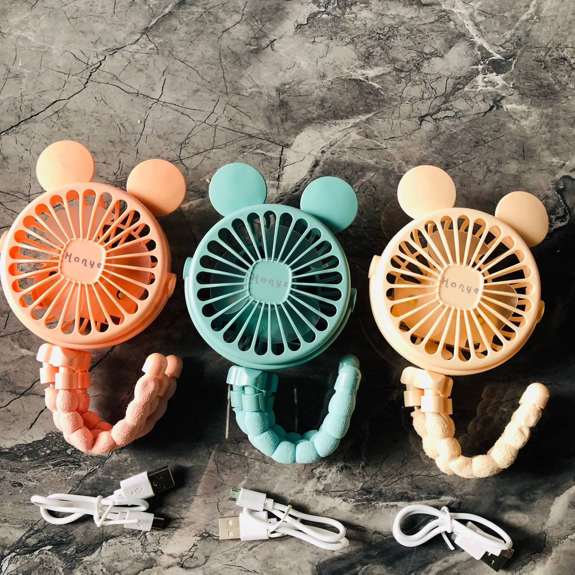 Stroller Fan Stroller Fan Portable Outdoor Clip-on Baby 600mAh USB Rechargeable Handheld Home Electric 3 Speed Summer