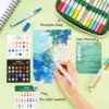 Ohuhu Acrylic Paint Markers 48 Paint Pens Reversible Tip Acrylic Markers Waterproof for Rock Painting Easter Egg Wood Plastic 5