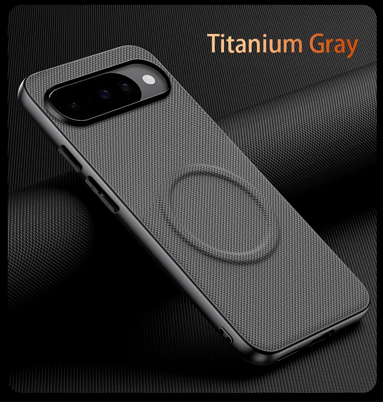 Sleek Matte Magnetic PU Leather Phone Case with Metal Lens Frame Cover