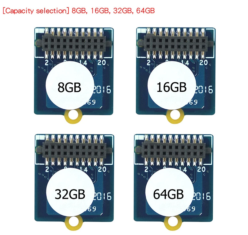 EMMC Module 8GB 16GB 32GB 64GB with Micro SD-compatible Turn eMMC Adapter T2 for