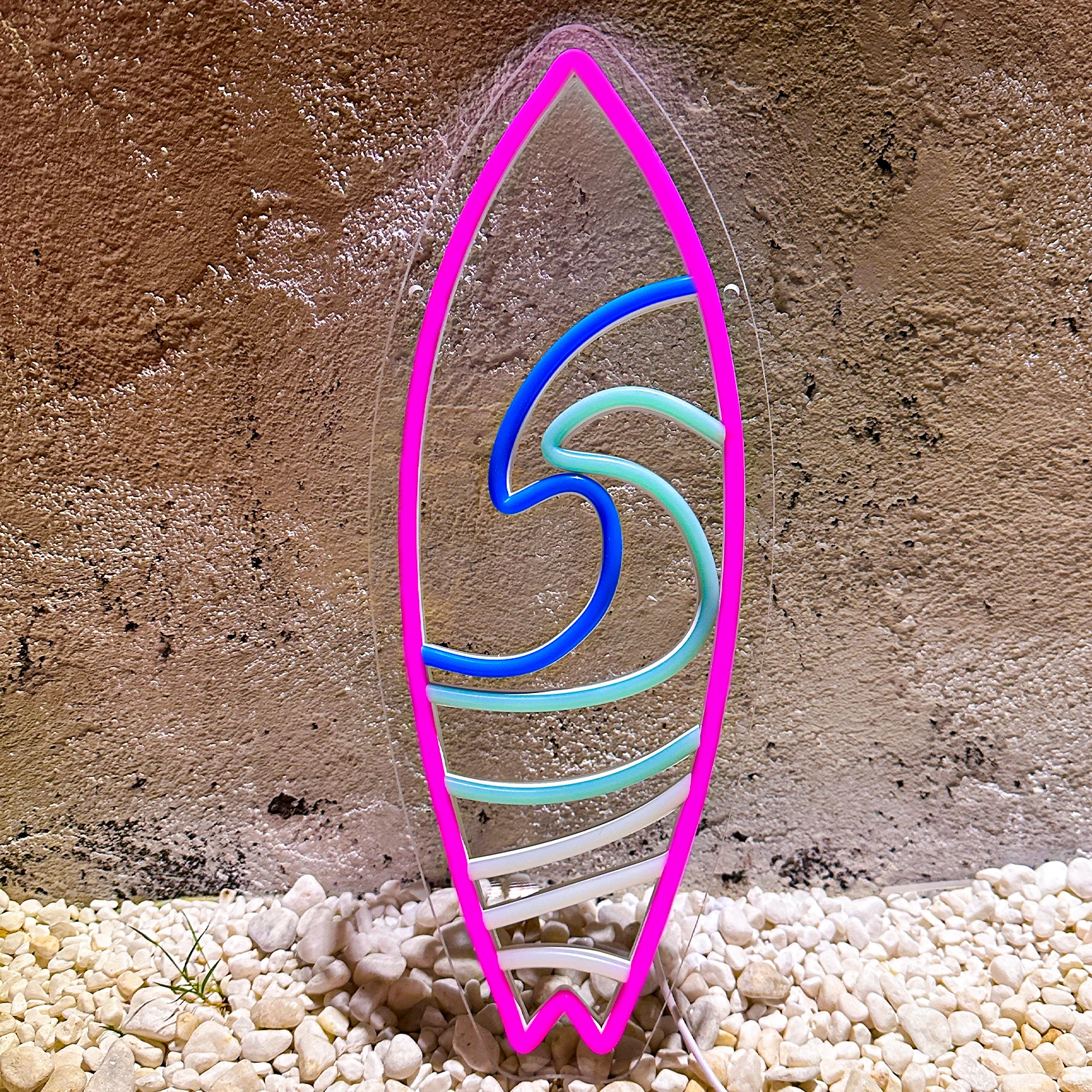 ZKXD215 Panneau Néon De Surf Pour Décoration Murale Pour