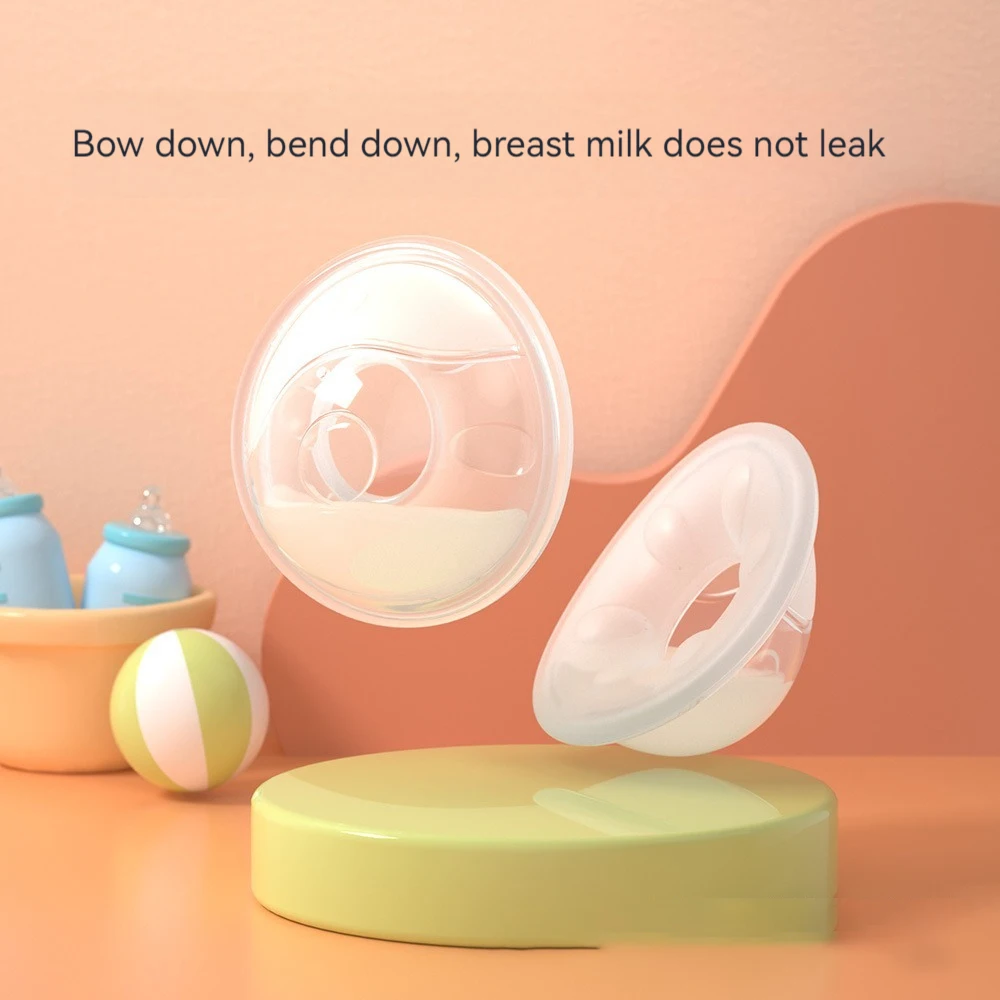 2Pcs Breast Milk Collector Silicone Baby  Breast pump Saver Collector Anti-leakage Milk Reusable Protect Sore Nipples BPA FREE 5