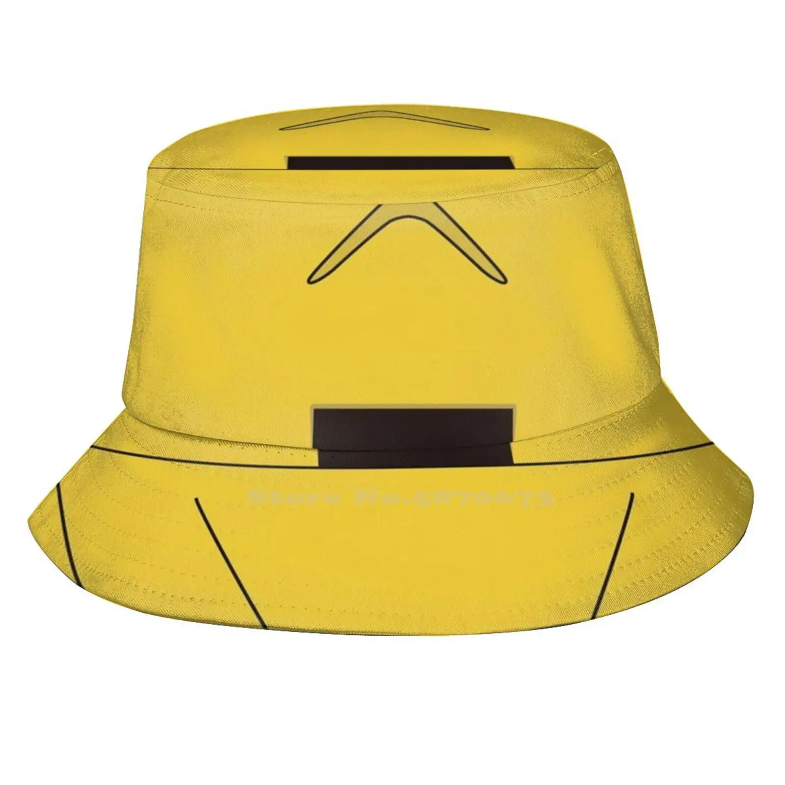 C3Pmask Protezione Uv Cappelli A Secchiello Pieghevoli Donna Uomo Sw C3Po 3Rd P Oro Giallo Arancione Semplice