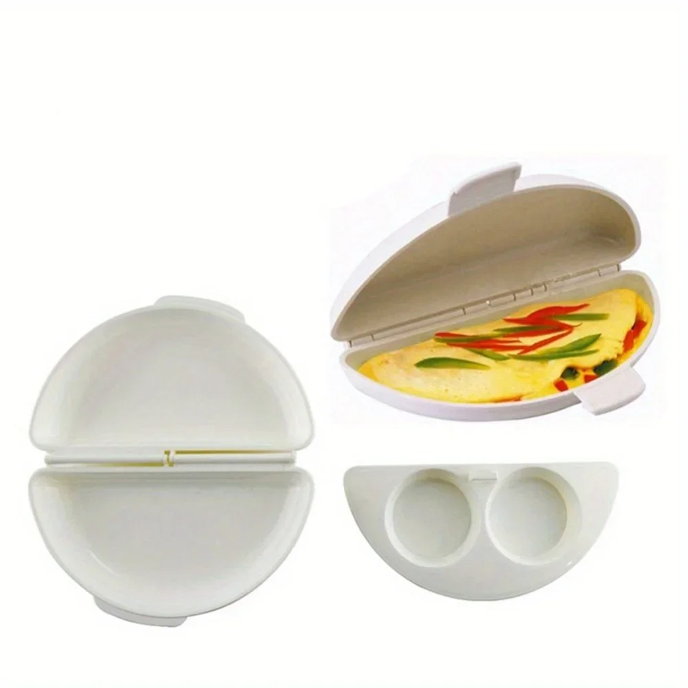 Description Picture 6 of itemMulti-use Microwave Omelette Egg Maker Tray Non-toxic Eggs Steamer Box Silicone Egg Cooker Egg Poacher Kitchen Cooking Tools