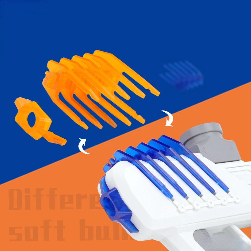 Automatic Electric Space Gun Toy Launcher Water Polo Pistol Automatic Space Outdoor Shooting Game Gun 5