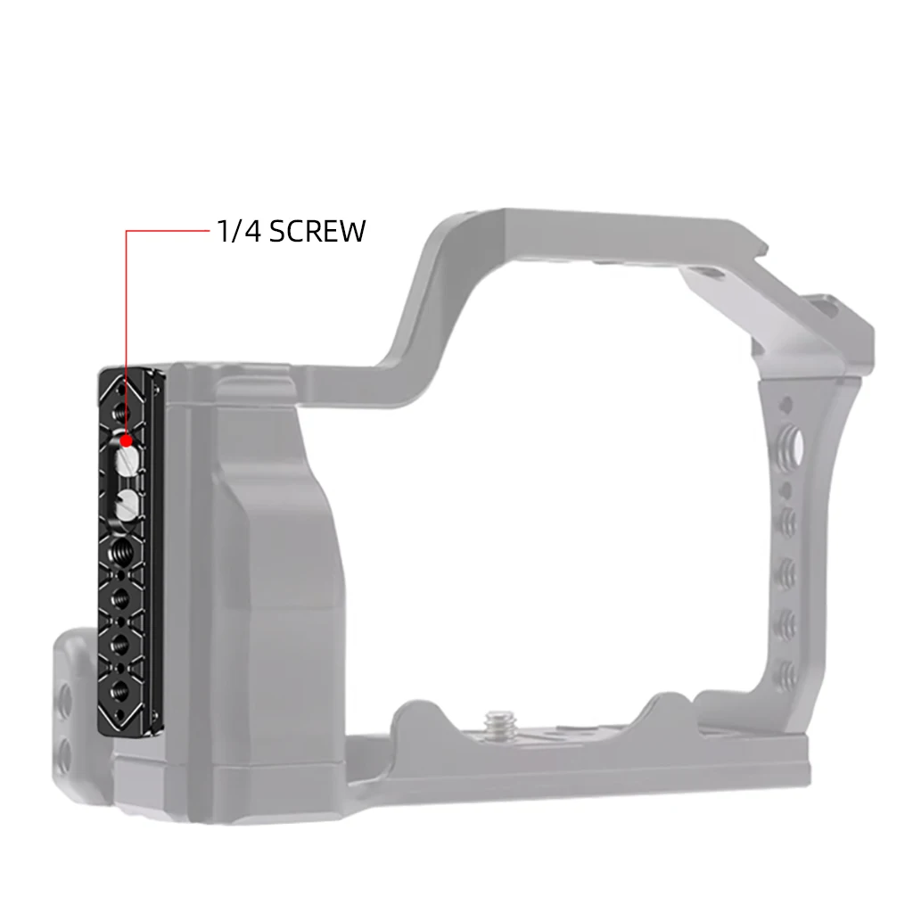 Camera Accessories 120mm Cheese Plate 1/4" 3/8" Arri Locating Hole for DSLR Camera Cage Rig Side Plate Quick Release Mount Light Extension Bracket