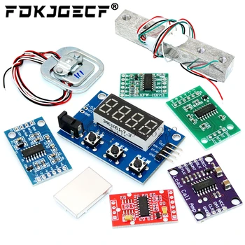 AD 모듈 무게 센서 전자 저울, 알루미늄 합금 무게 압력 센서, Arduino용 로드 셀, HX711, 1KG, 5KG, 10KG, 20KG