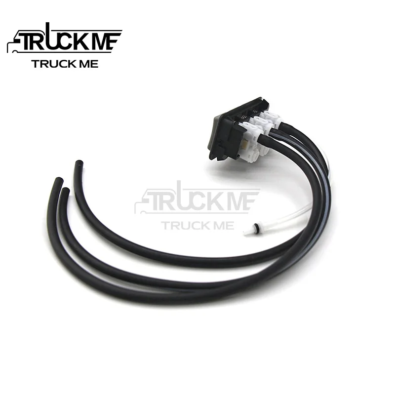 Valve Réglage Lombaire Siège Camion - 3 Boutons - Tuyau 35cm - Remplace ISRI 6860 NTS