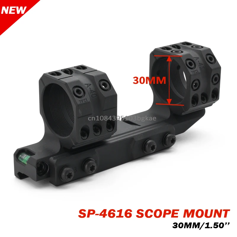 New Scope Rings SP-4615 solid 30mm tube riflescope 38mm 1.50in with surfaces for accessories