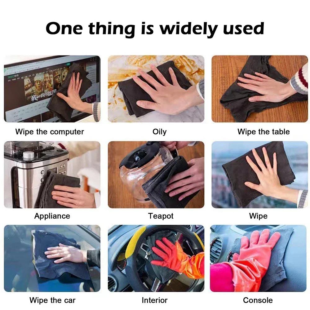 Superfine Fiber For Kitchen Dish Cloth Dishcloth Towel Household Cleaning Tools Reusable No Trace New Magic Cloth Accessories