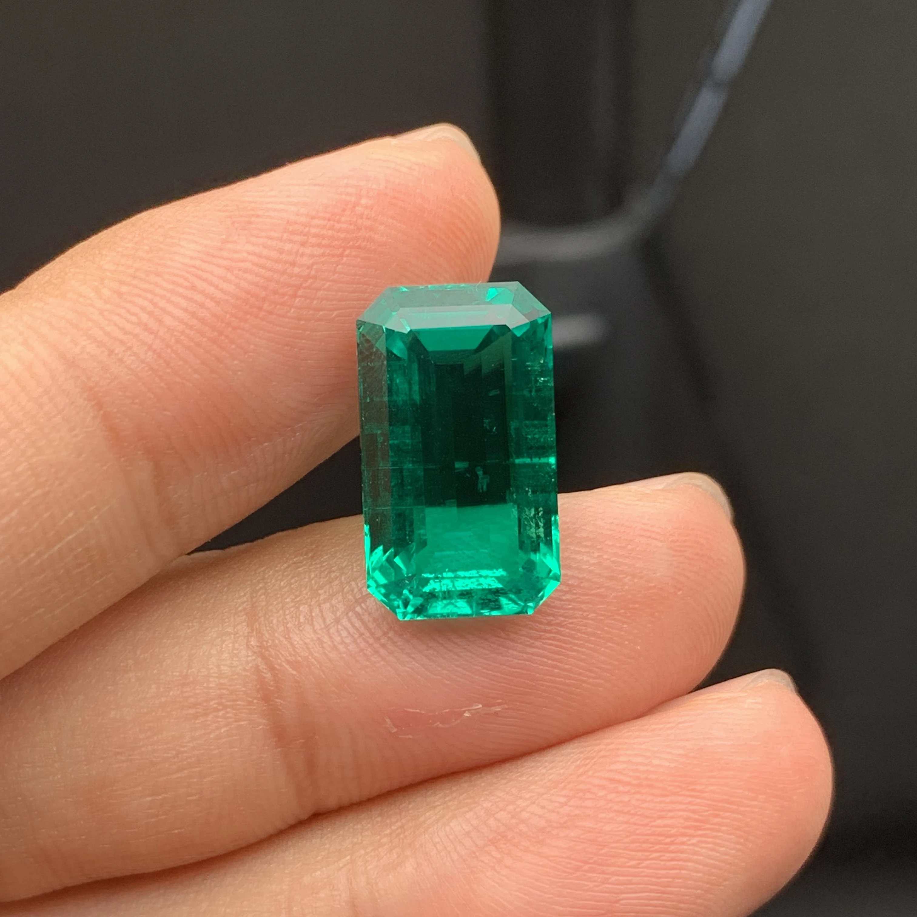 

Pirmiana New Fashion 10x17mm Emerald Cut Lab Grown Emerald Loose Gemstone For Jewelry Rings Making