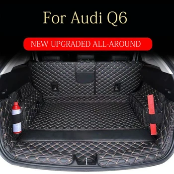 Tappetini per bagagliaio posteriore per auto per Audi Q6 2022 2023 2024 2025 2026 Tappetini impermeabili per 7 posti Tappetini per riporre Tappeti Accessori auto