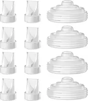 Duckbill Valves Silicone Diaphragm Compatible with Momcozy M5 Breast Pump, Replacement Pump Parts Accessories Compatible for M5 1
