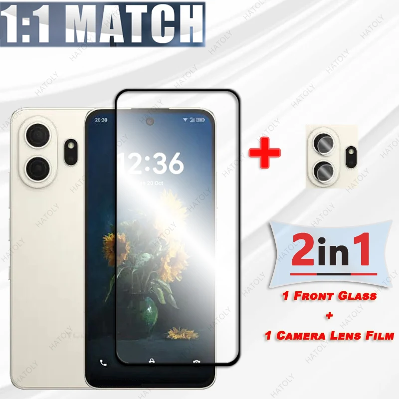 TCL NxtPaper 70 Pro Glass Black Edge Screen and Lens Protective Film