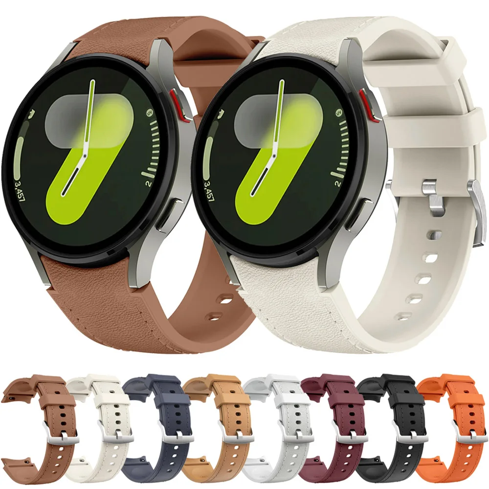 Premium Silicone-Leather Hybrid Wristband