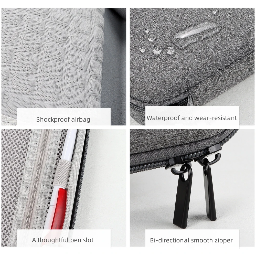 Large Capacity Travel Electronics Accessories Organizer Tablet Hard Disk Cable Portable Storage Bag EVA Duricrust Airbag - 5